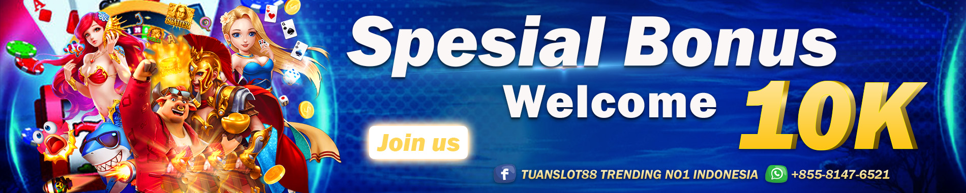 Tuanslot88 Bonus New Member 10k